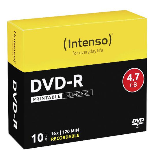 DVD+R 4.7 GB - 16X - SLIM CASE 10PZ._0