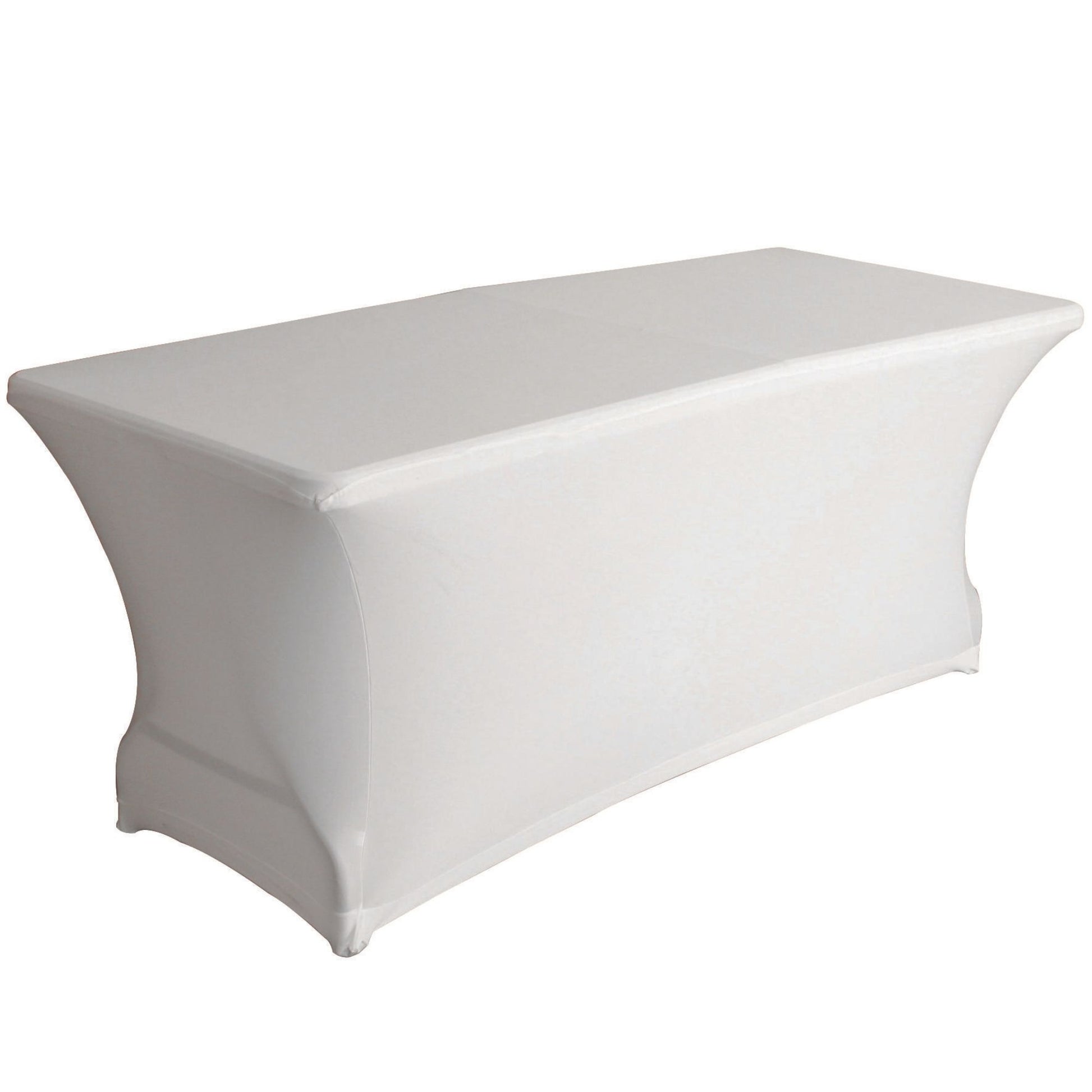 Cobertura para mesa rectangular - extensível - branco_0