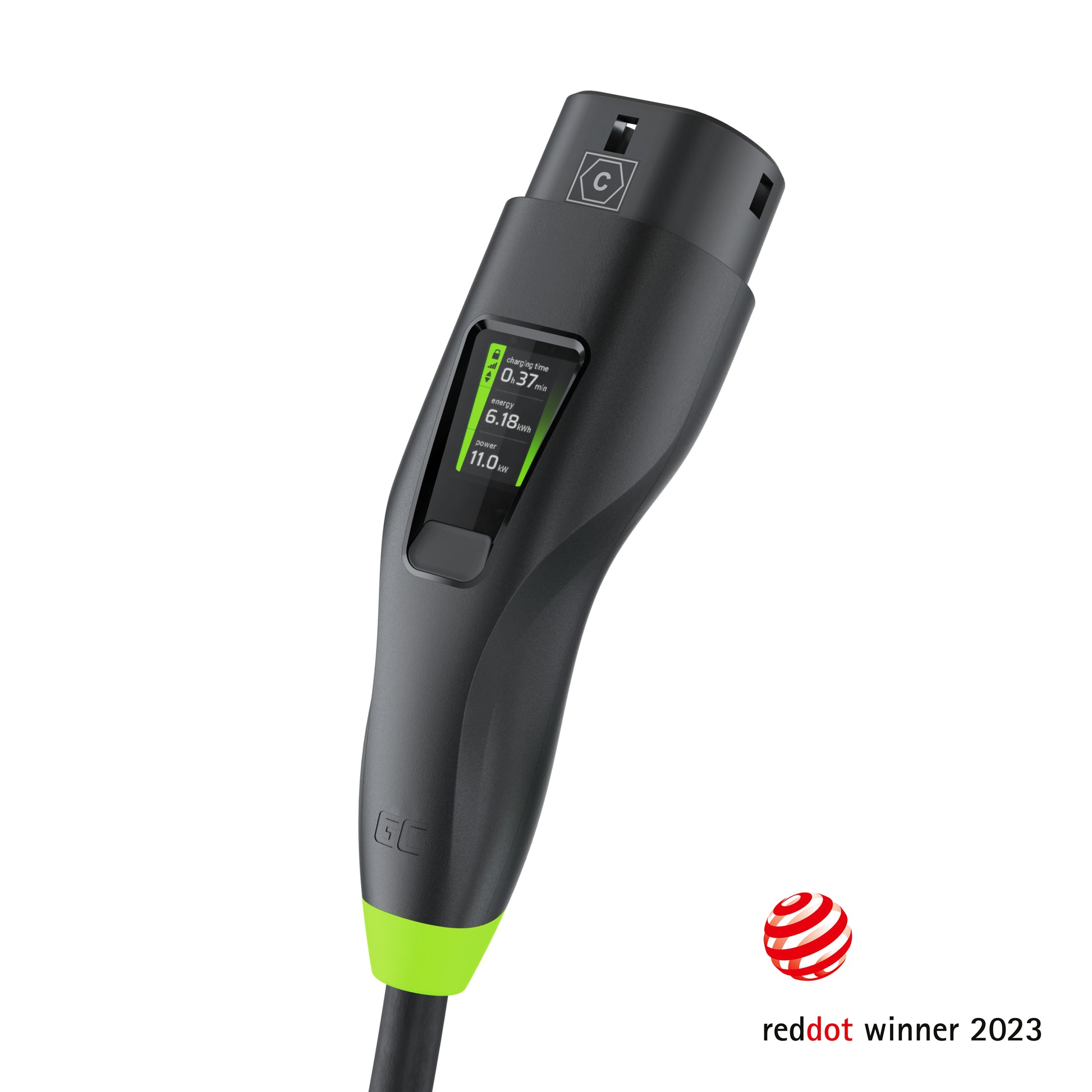 Green Cell Habu EV Mobile Charger 11 kW 7 m Type 2 to CEE 16 A for Charging Electric Vehicles EV PHEV 2in1 Wallbox with GC App_1