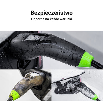 Green Cell Habu EV Mobile Charger 11 kW 7 m Type 2 to CEE 16 A for Charging Electric Vehicles EV PHEV 2in1 Wallbox with GC App_3