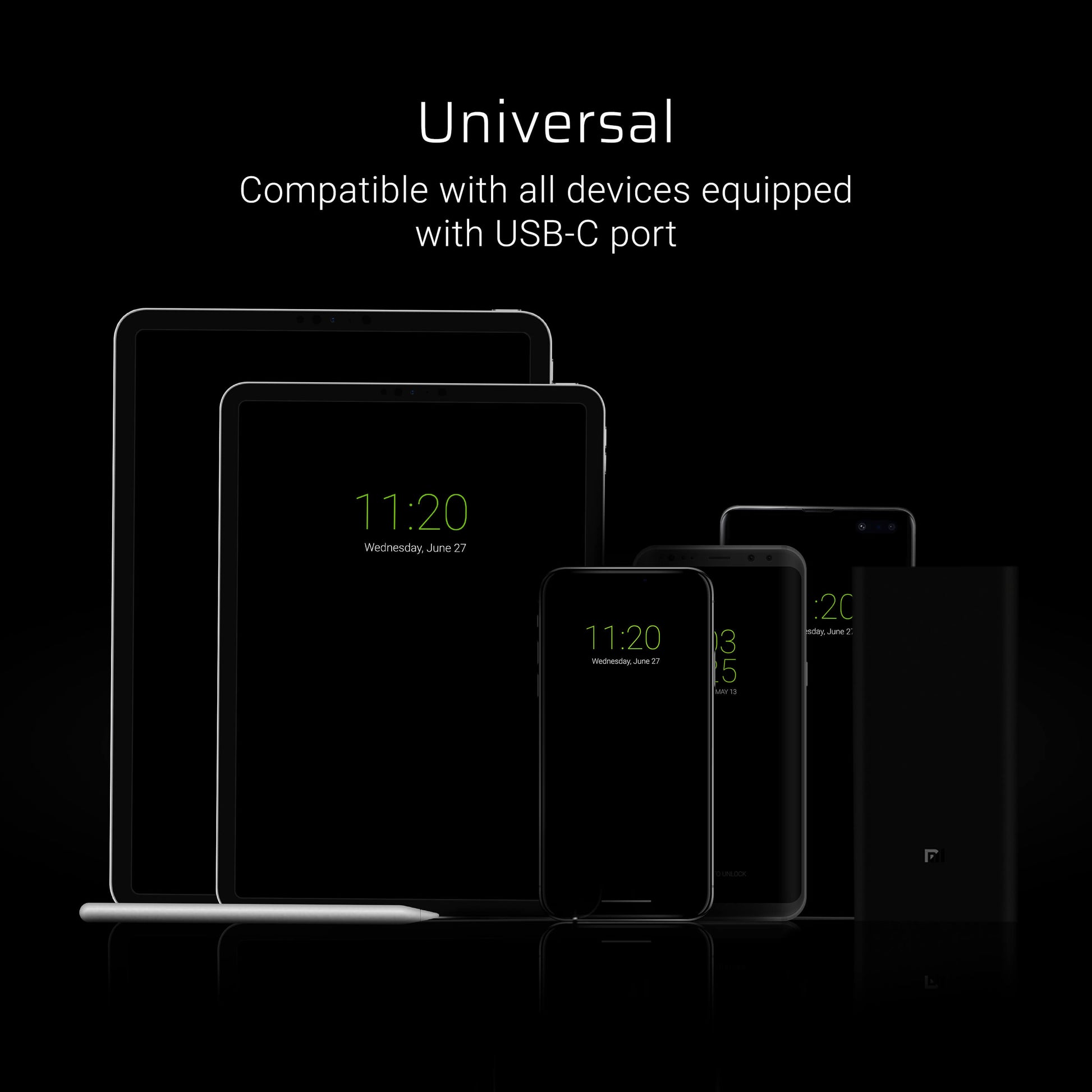 Cable USB - USB-C Green Cell GCmatte, 25cm, with Ultra Charge, QC 3.0_5