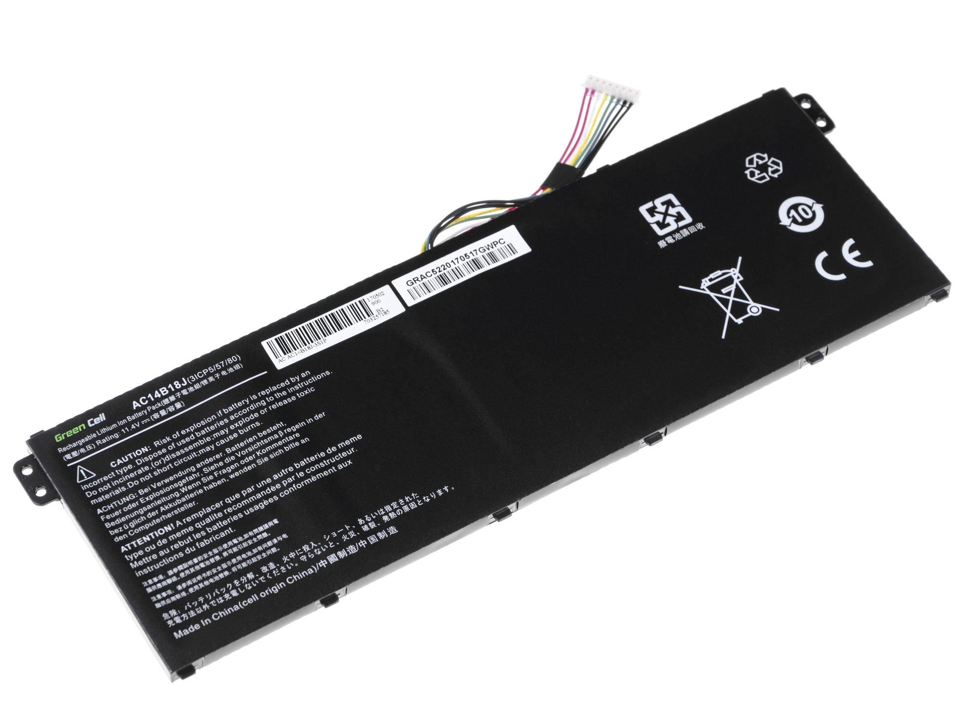 Green Cell Battery AC14B13J AC14B18J for Acer Aspire ES1-111M ES1-331 ES1-531 ES1-533 ES1-571_2