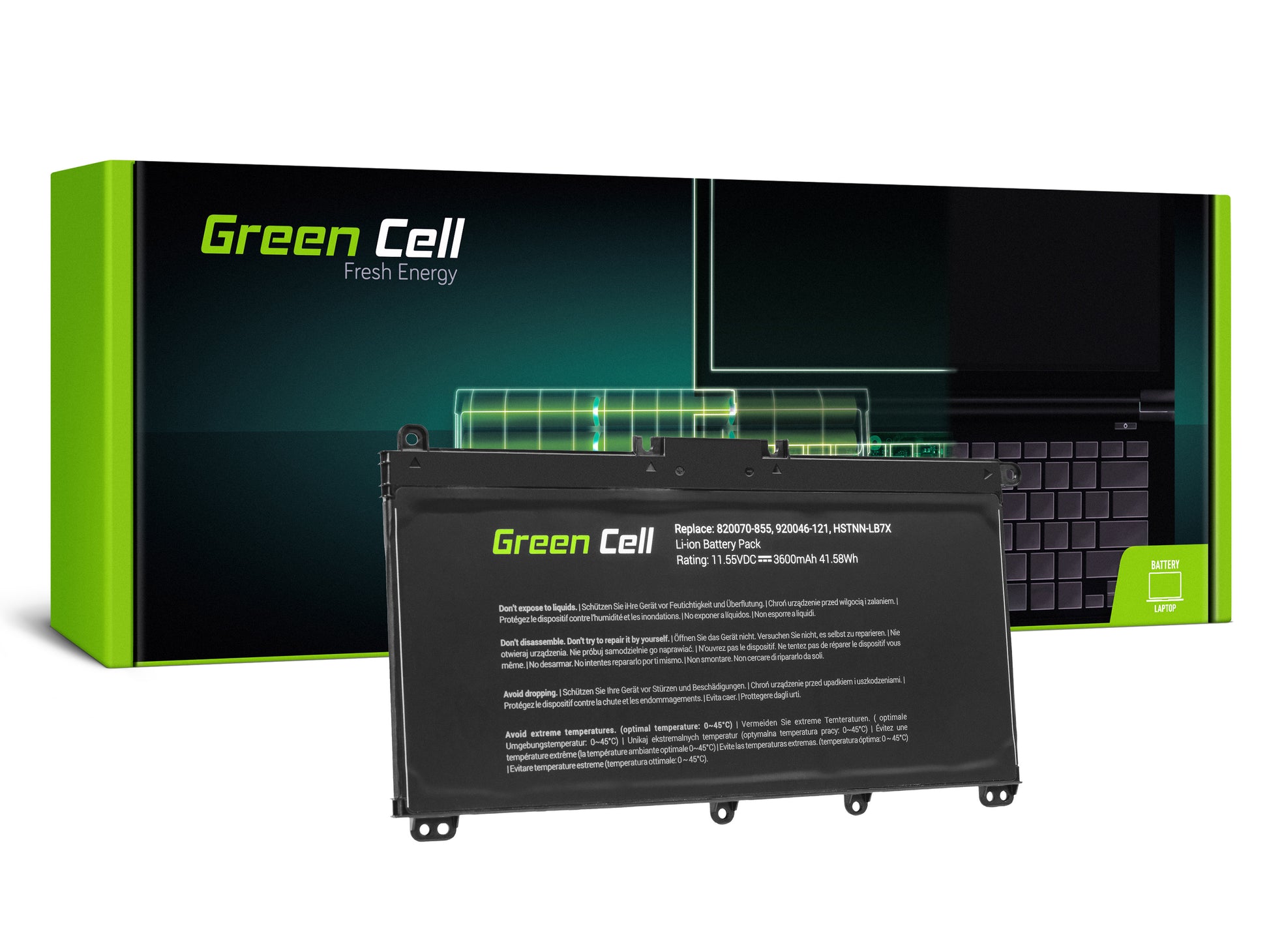 Green Cell Battery TF03XL HSTNN-LB7X 920046-421 920070-855 for HP 14-BP Pavilion 14-BF 14-BK 15-CC 15-CD 15-CK 17-AR_0