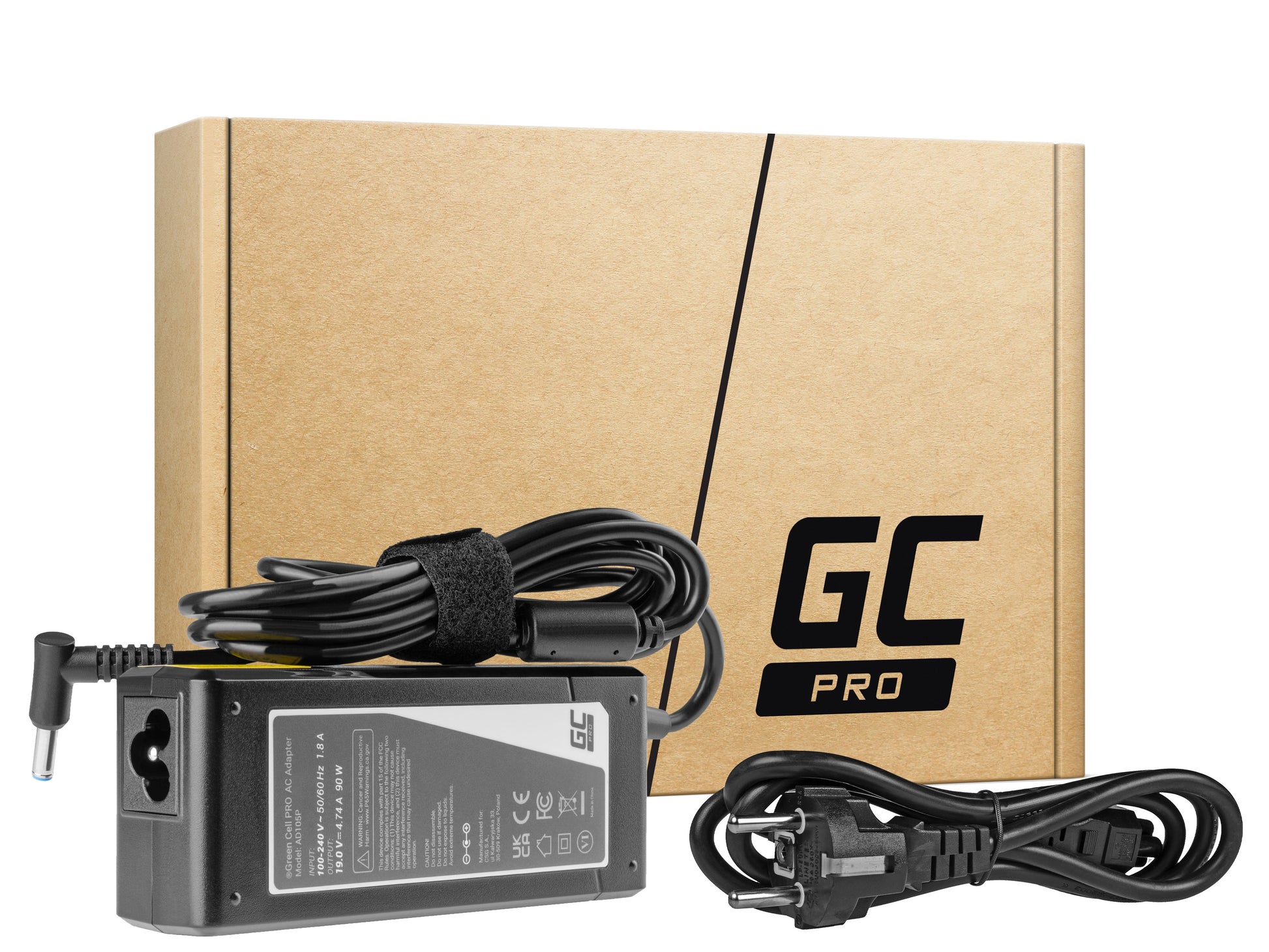 Green Cell PRO Charger / AC Adapter 19V 4.74A 90W for AsusPRO B8430U P2440U P2520L P2540U P4540U P5430U Asus Zenbook UX51VZ_0