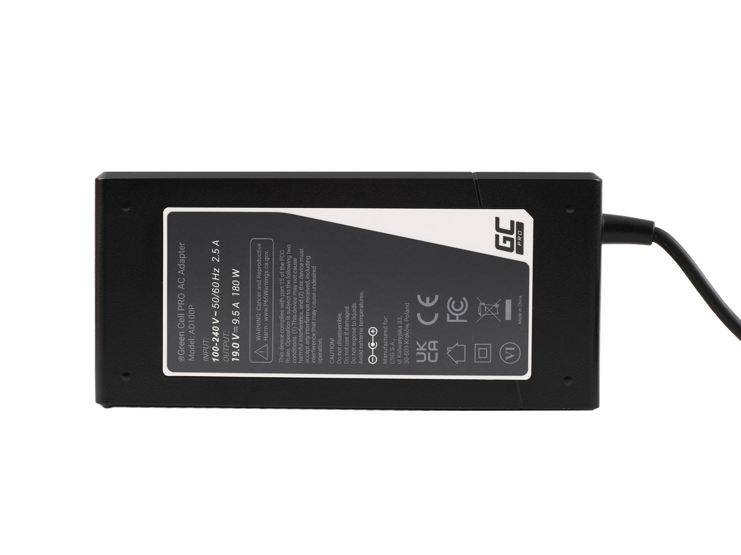 Green Cell PRO Charger / AC Adapter 19V 9.5A 180W for MSI GT60 GT70 GT680 GT683 Asus ROG G75 G75V G75VW G750JM G750JS_3