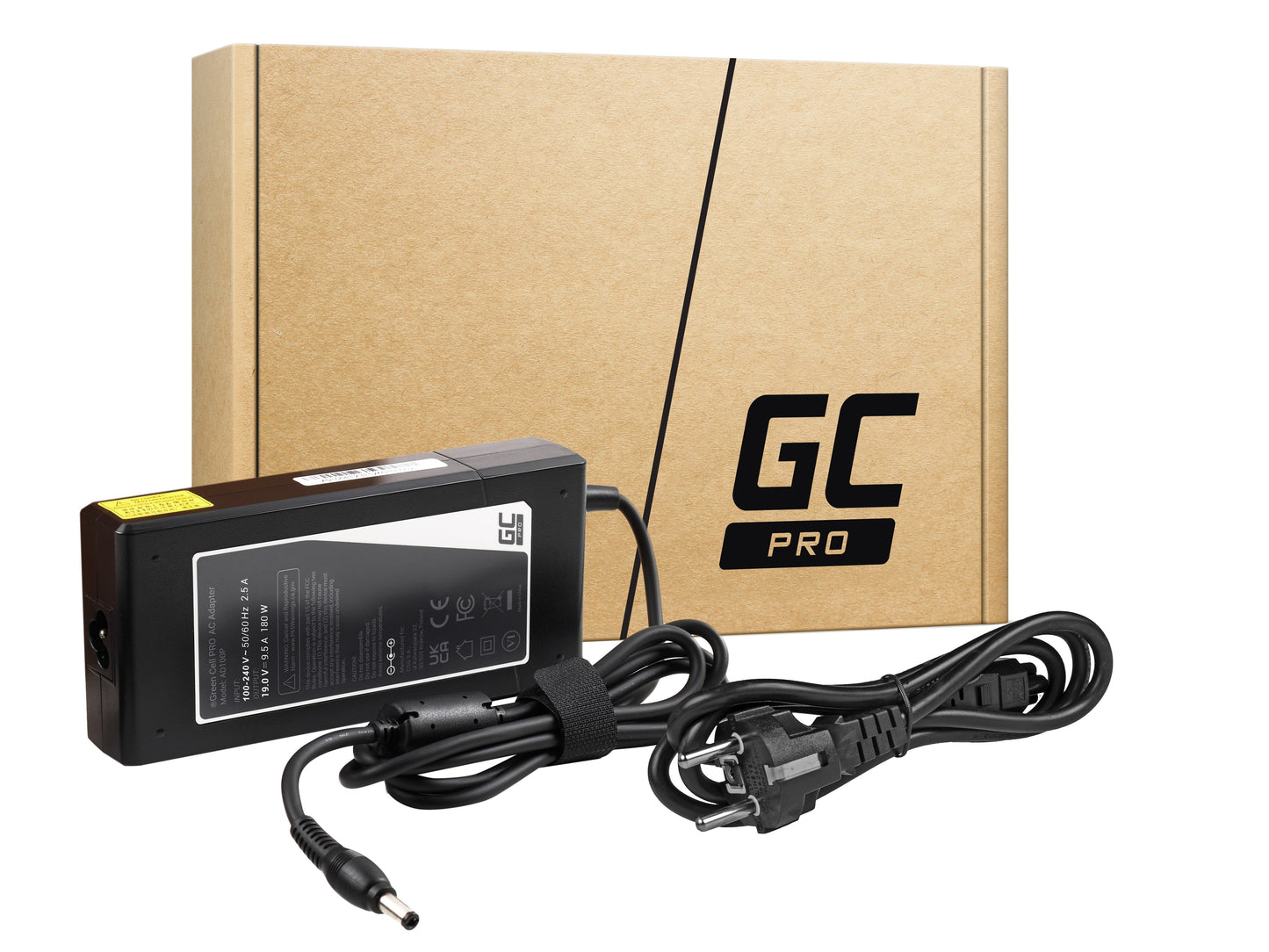 Green Cell PRO Charger / AC Adapter 19V 9.5A 180W for MSI GT60 GT70 GT680 GT683 Asus ROG G75 G75V G75VW G750JM G750JS_0