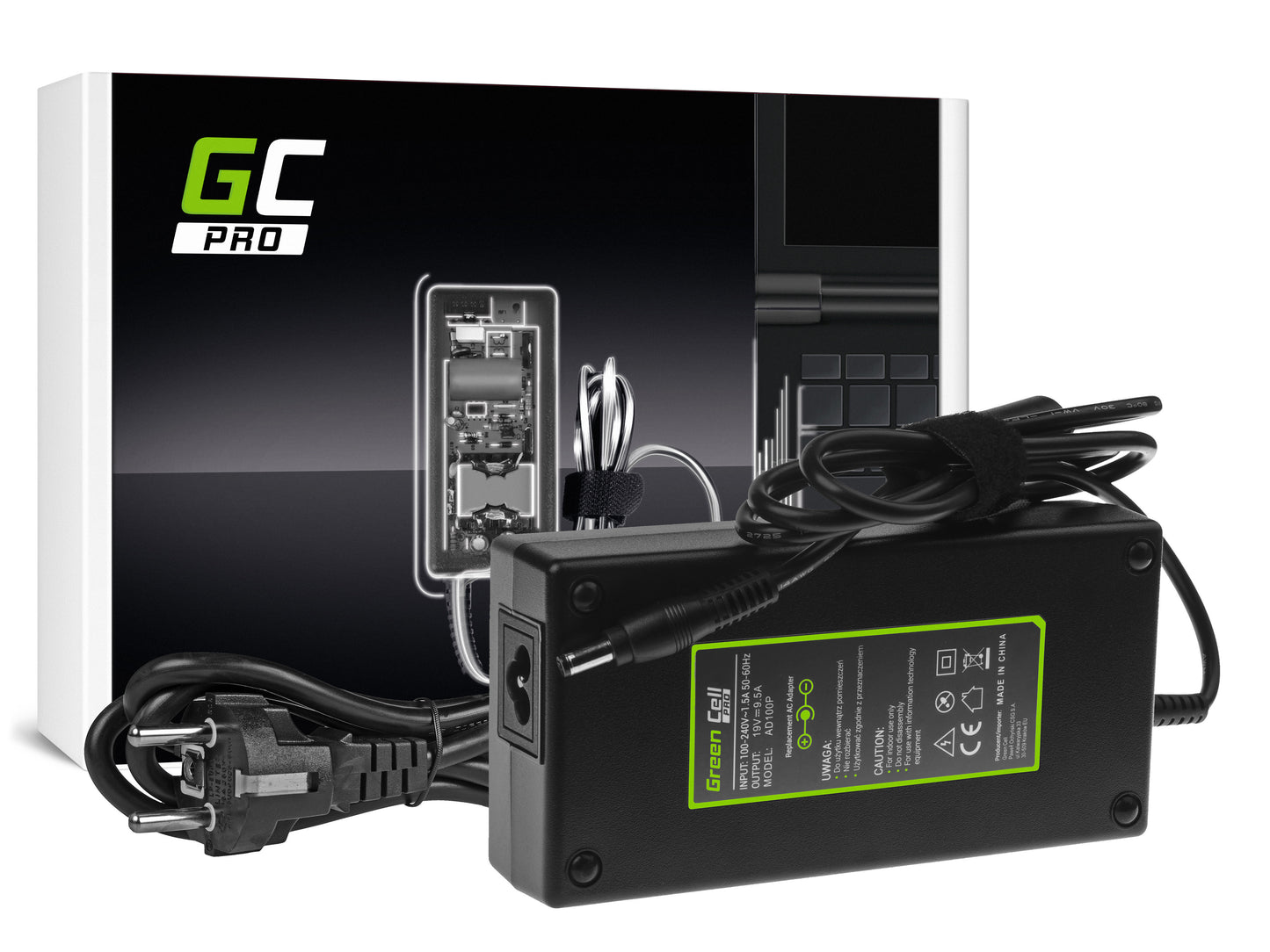 Green Cell PRO Charger / AC Adapter 19V 9.5A 180W for MSI GT60 GT70 GT680 GT683 Asus ROG G75 G75V G75VW G750JM G750JS_1