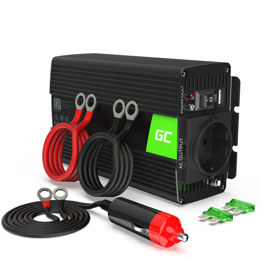 Voltage converter Green Cell Inwerter 12V / 230V 500W/1000W (modified sine wave)_0