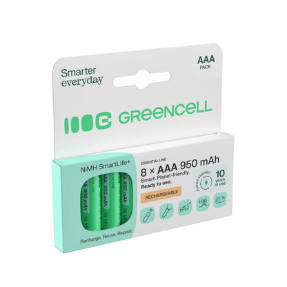 Green Cell 8x AAA HR03 950mAh Battery_4