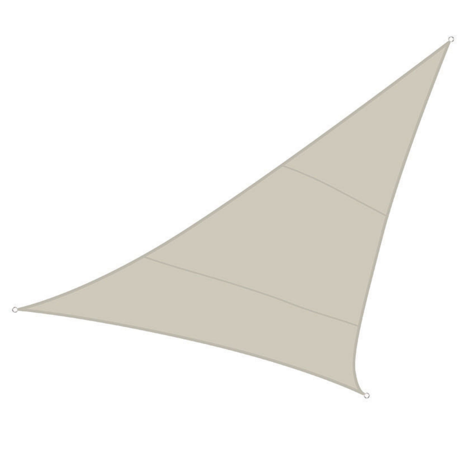 TOLDO VELA - TRIANGULAR - 5 x 5 x 5 m - COR: CREME_0