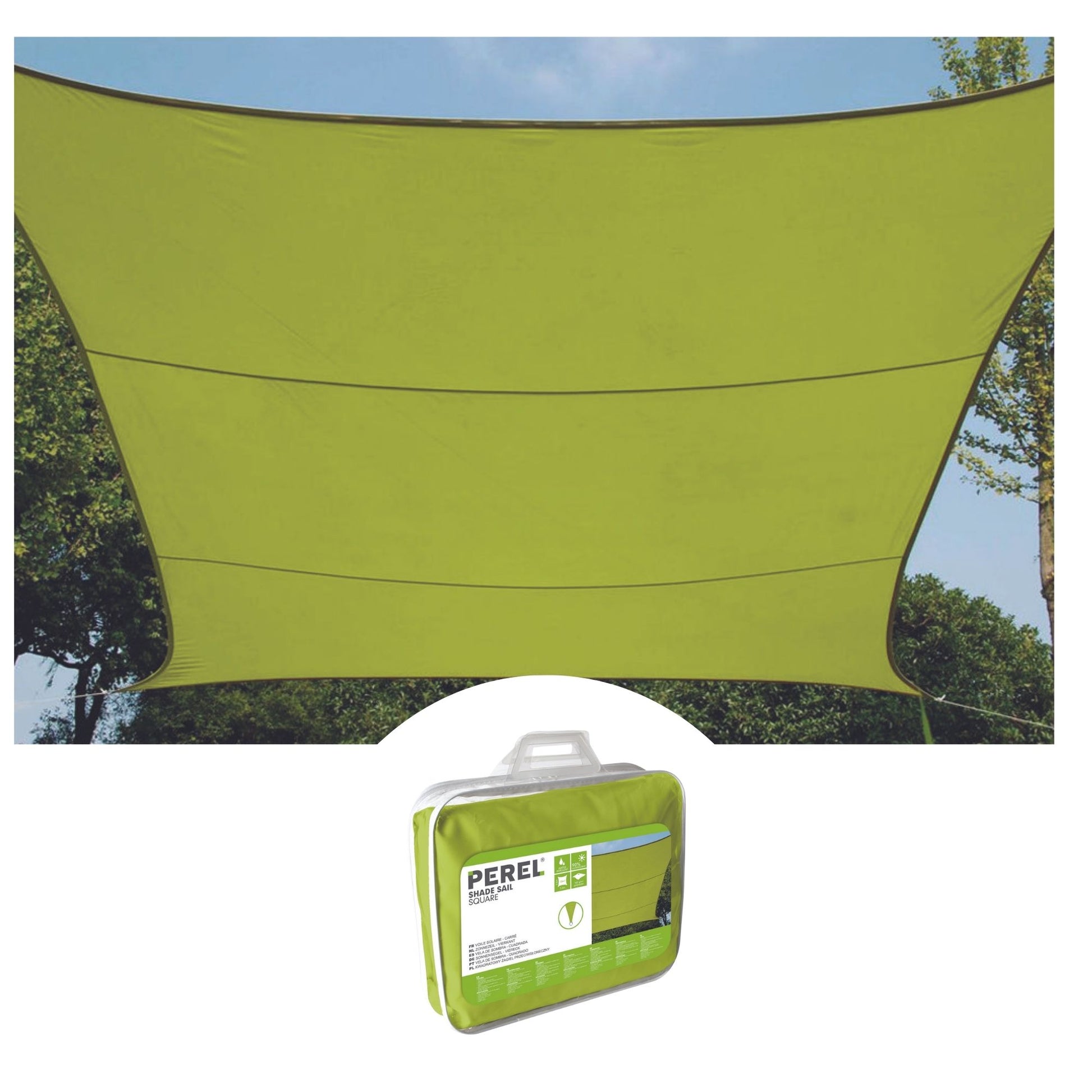 TOLDO VELA - RETANGULAR - 2 x 3 m - COR: VERDE LIMA_0
