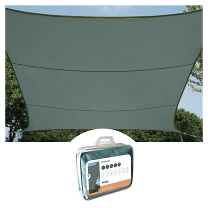TOLDO VELA - RETANGULAR - 4x 3 m - COR: VERDE CINZA_0