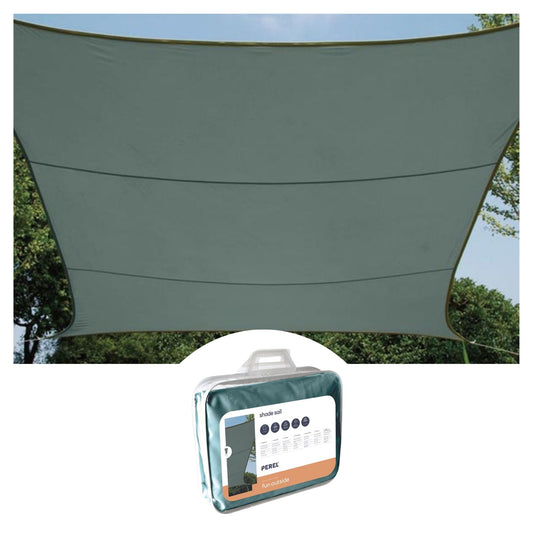 TOLDO VELA - RETANGULAR - 4x 3 m - COR: VERDE CINZA_0