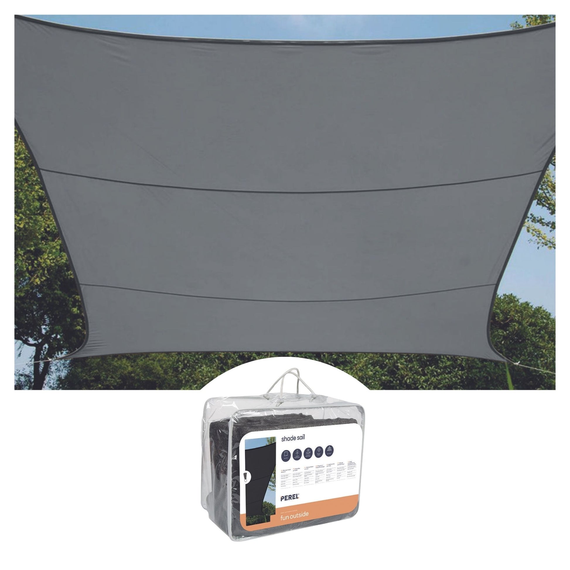 TOLDO VELA PERMEÁVEL À ÁGUA - QUADRADO - 5 x 5 m - COR: CARVÃO_0
