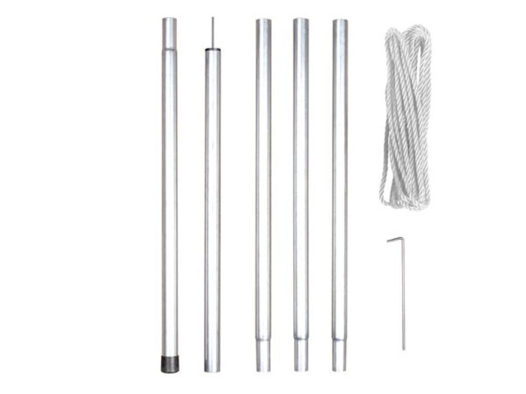 SOPORTE PARA TOLDO VELA - 2.5 m - COM CORDAS_0