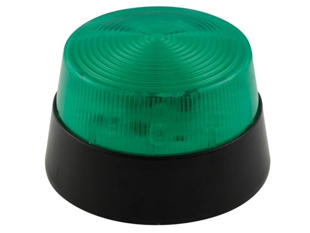 LUZ LED INTERMITENTE - VERDE - 12 VDC - ø 77 mm_0