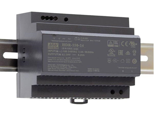 FONTE DE ALIMENTAÇÃO INDUSTRIAL PARA CALHA DIN - SAÍDA ÚNICA - 150 W - 24 V_0