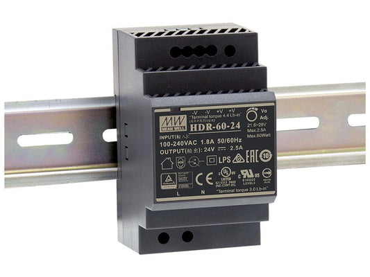 FONTE DE ALIMENTAÇÃO INDUSTRIAL 24 V 2.5 A PARA CALHA DIN COM SAÍDA ÚNICA DE 60 W_0