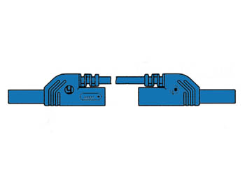 CABO DE MEDIÇÃO PROTEGIDO CONTRA O CONTACTO, MOLDADO POR INJECÇÃO 4mm 25cm / AZUL (MLB-SH/WS 25/1)_0