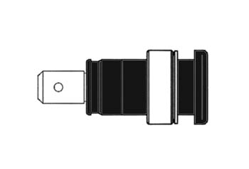 TOMADA DE SEGURANÇA INTEGRADA 4mm, PROTEGIDA POR CONTATO / PRETA (SEB 2620-F6,3)_0