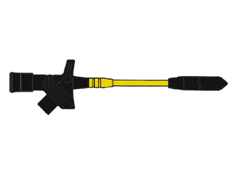 TIPO DE PINÇA DE SEGURANÇA COM PINÇA DE TESTE DIVIDIDA / PRETO (KLEPS 2700)_0