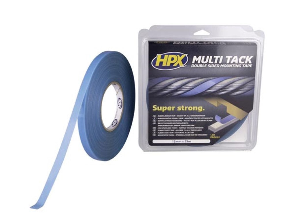 Fita dupla face "multi-tack" - semitransparente 12 mm x 25 m_0