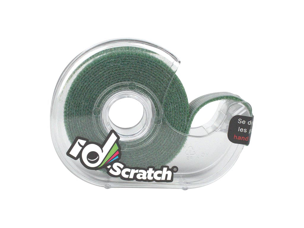 Fita de velcro - bobina 2m x 2cm - cor verde escuro_0