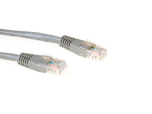 Cabo de rede CAT5e U/UTP, CCA, 1,5 m, cinzento_0