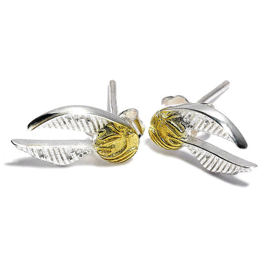 Pendientes Golden Snitch plata_0