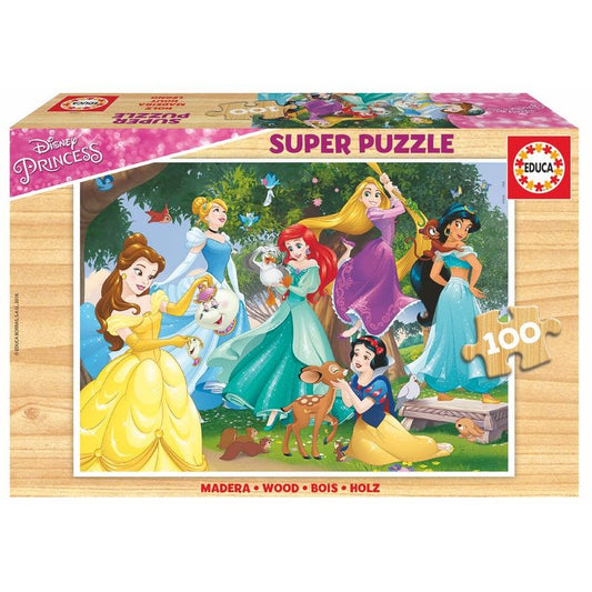 Puzzle Princess Disney madera 100pzs_0