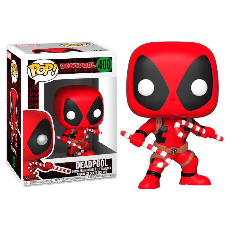 Figura POP Marvel Holiday Deadpool with Candy Canes_0