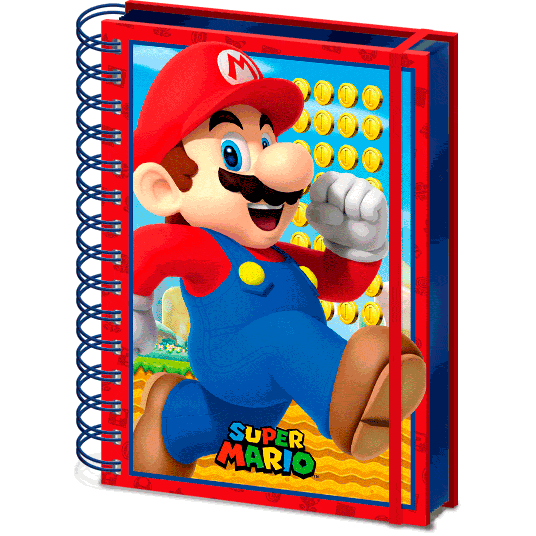 Cuaderno lenticular A5 Super Mario Nintendo_0