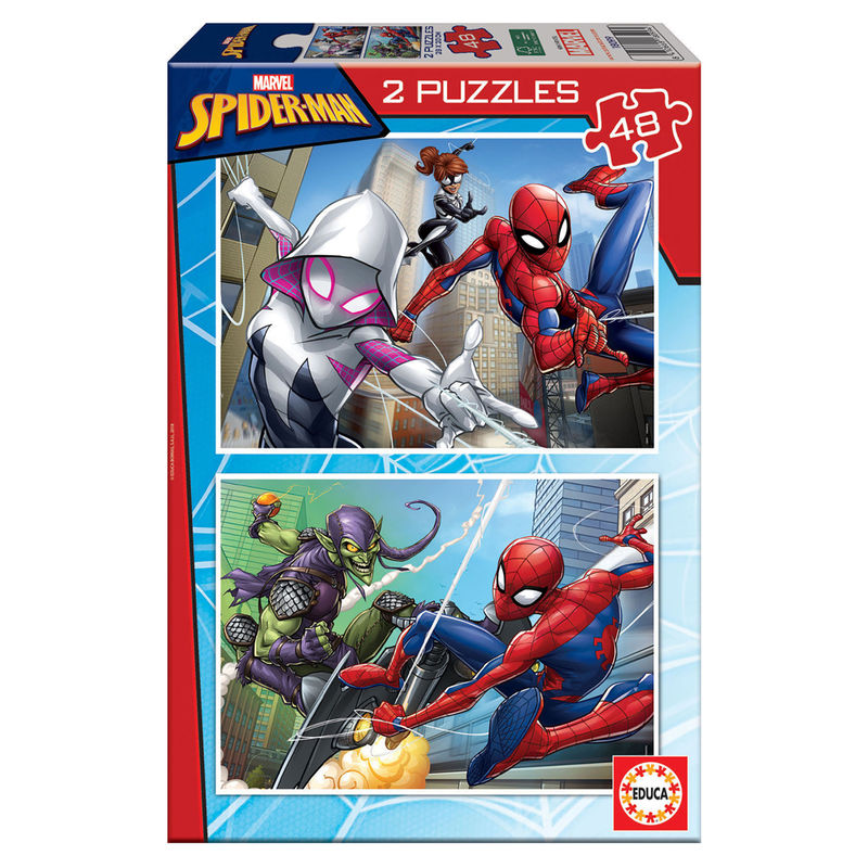Puzzle Spiderman Marvel 2x48pzs_0