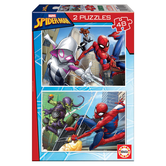 Puzzle Spiderman Marvel 2x48pzs_0
