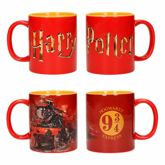 Set tazas logo Hogwarts Harry Potter_0