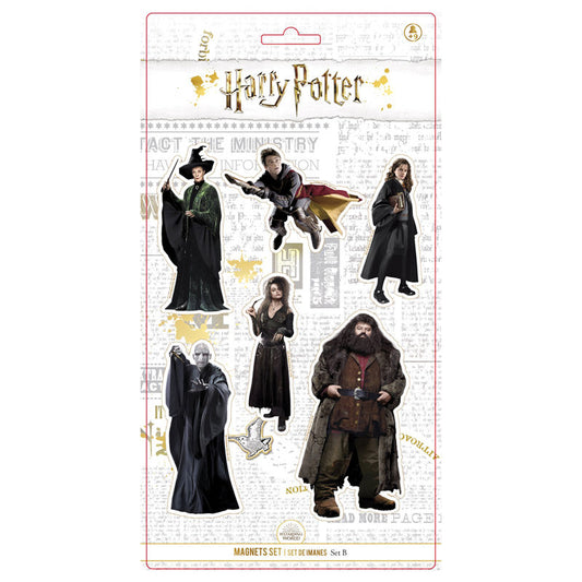 Blister 6 imanes Personajes Harry Potter_0