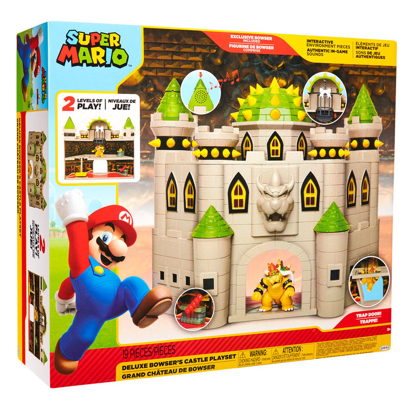 Playset Castillo Bowser deluxe Mario Bros_0
