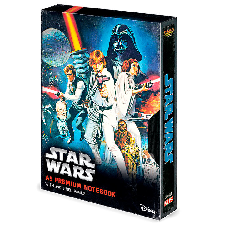Cuaderno A5 premium VHS Star Wars_0