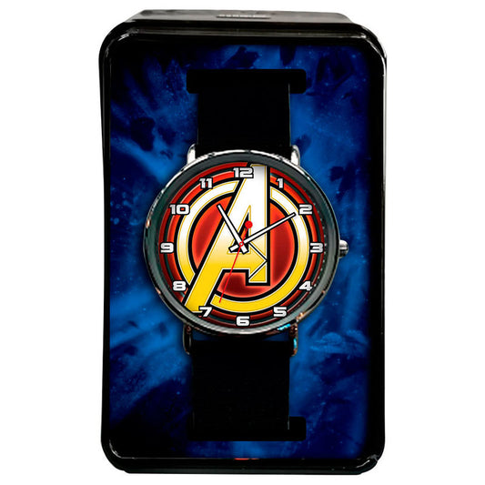 Reloj analogico Logo Vengadores Avengers Marvel_0