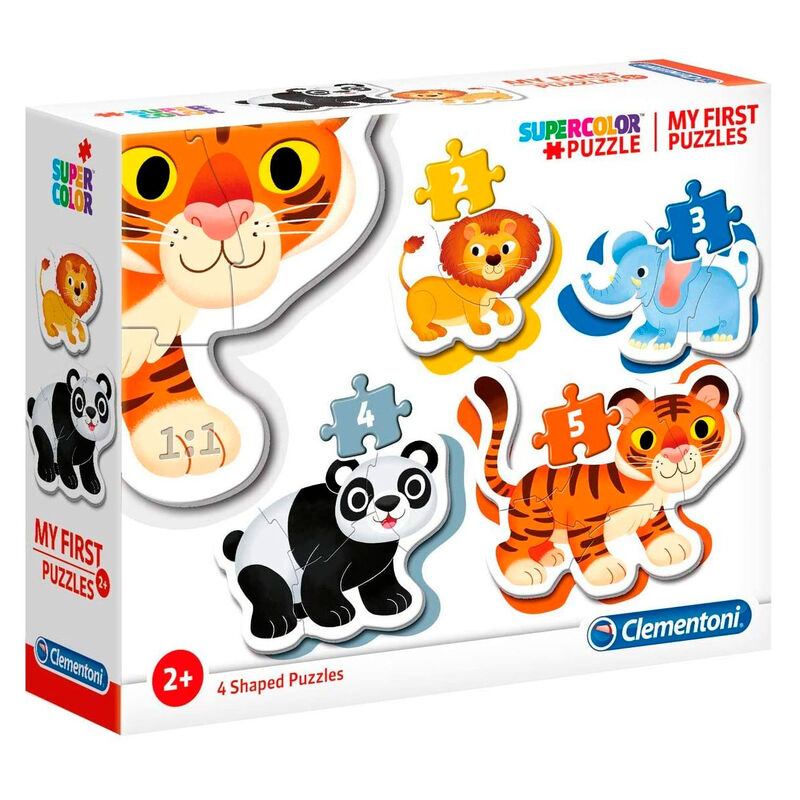 Puzzle My First Puzzle Wild Animals 3-6-9-12pzs_0