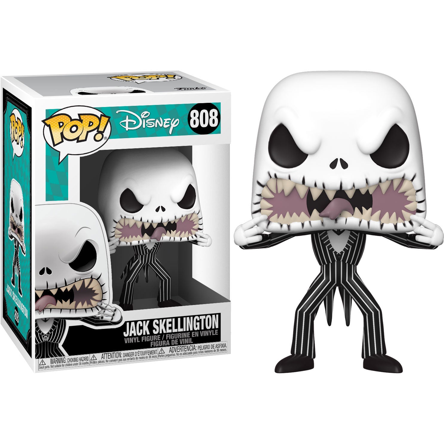 Figura POP Disney Pesadilla Antes de Navidad Jack Scary Face_0