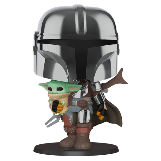 Figura POP Star Wars Mandalorian with Yoda Child 25cm_0