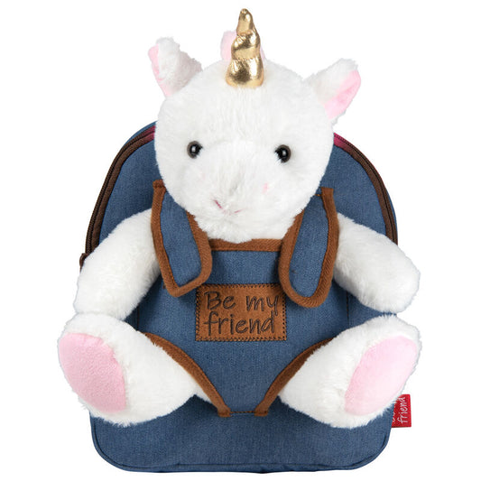 Mochila + peluche Unicornio Tiara 26cm_0