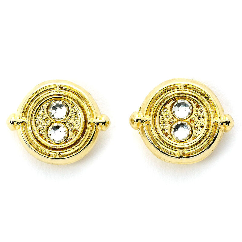 Pendientes Time Turner Gold Harry Potter_0