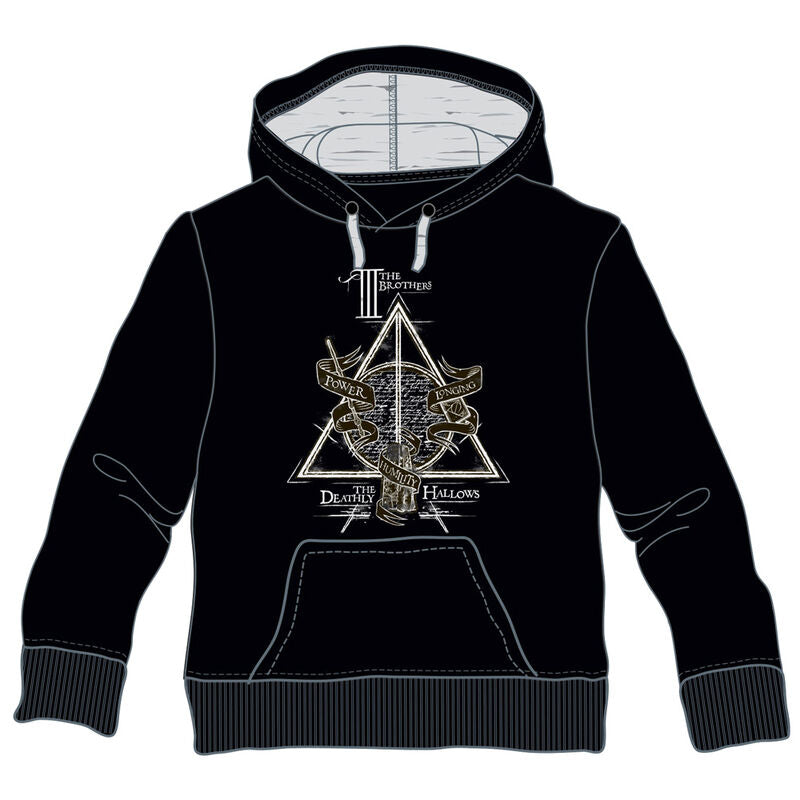 Sudadera capucha Deathly Hallows Harry Potter_0