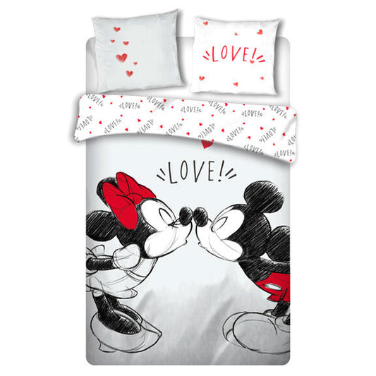 Funda nordica Love Mickey and Minnie Disney cama 135cm_0