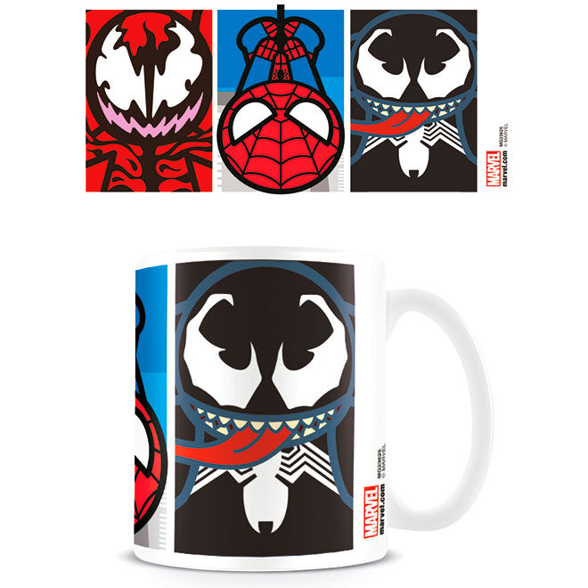 Taza Kawaii Spiderman Venom Marvel_0