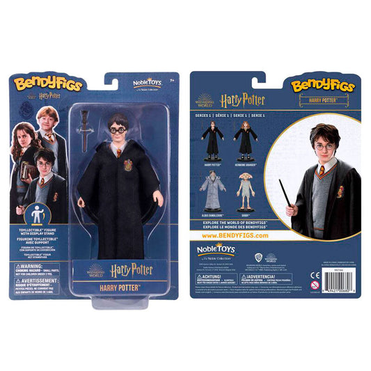 Figura Maleable Bendyfigs Harry con varita Harry Potter 19cm_0