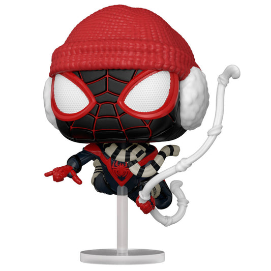 Figura POP Marvel Spiderman Miles Morales Winter Suit_0