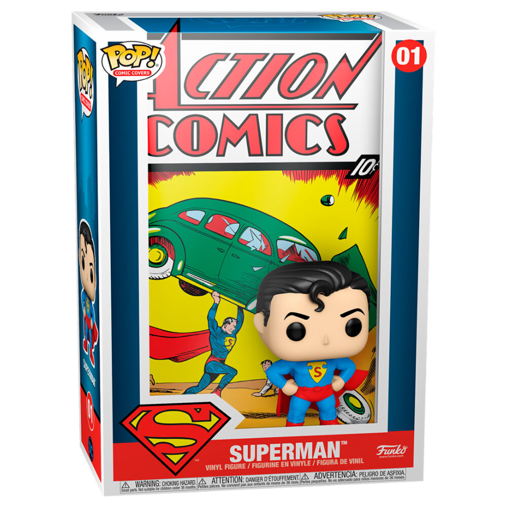 Figura POP Comic Cover DC Superman Action Comic_0